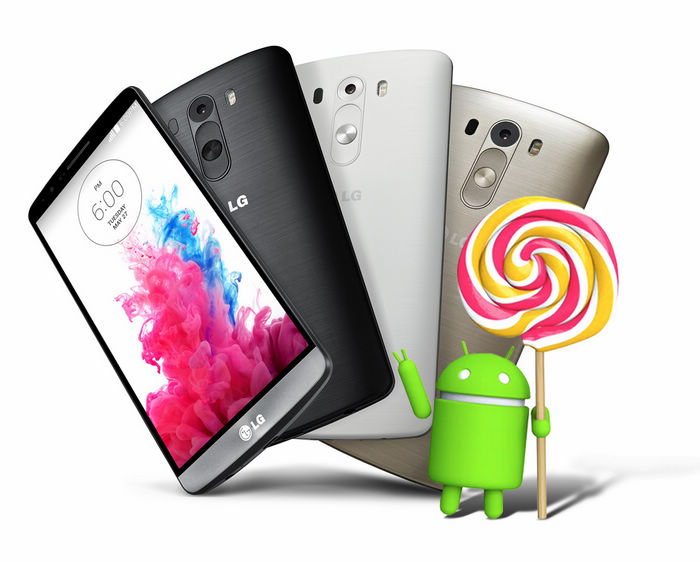 LG G3於2014年第四季 開放升級Android 5.0 Lollipop 作業系統