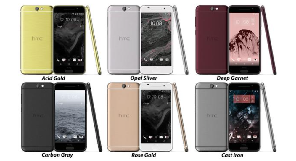 HTC ONE A9 6 色登場 預計十月底正式推出