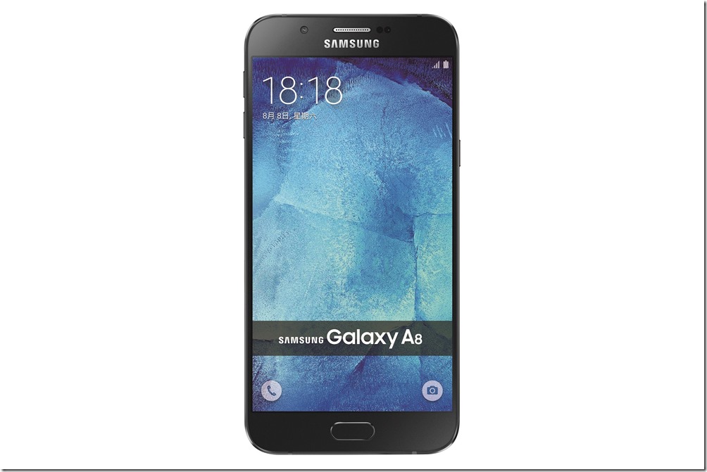 金屬極薄 Galaxy A8 定格瞬間美好 「率性黑」酷炫登場