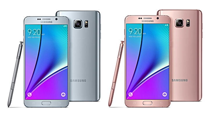 Samsung Galaxy Note5加入玫瑰金新色 台灣上市日期未定