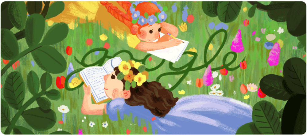 [Google Doodle] Lucy Maud Montgomery 世界著名小說《清秀佳人》作者 141 歲誕辰