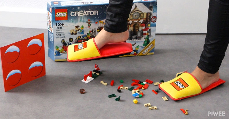 樂高(LEGO)推出1500雙樂高拖鞋 竟然只送不賣!