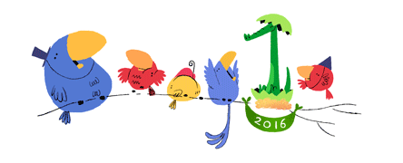 [Google Doodle] 2016 元旦連假！美食旅遊懶人包一次整理給你