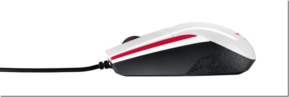 華碩ROG玩家共和國Sica光學電競滑鼠 「冰河白」新色玩美上市！
